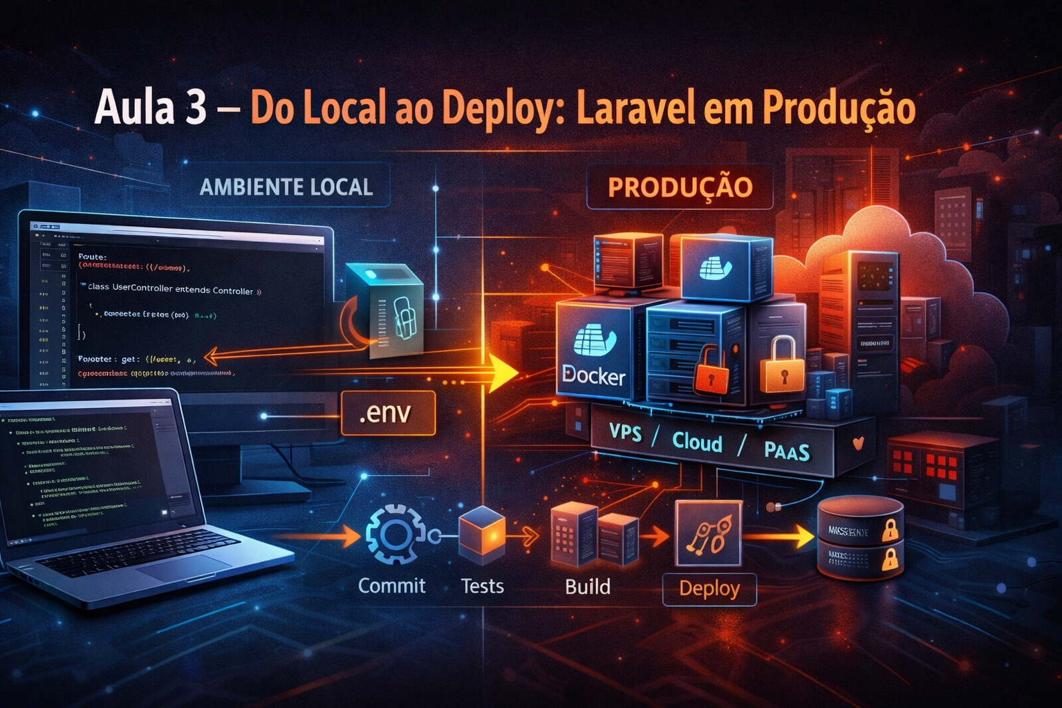 Fundamentos do Backend: do ambiente ao deploy (com Laravel) - Parte III